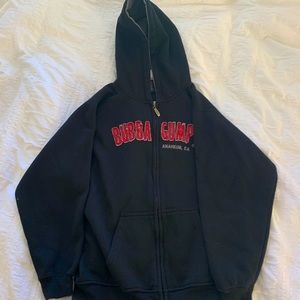 Black zip up hoodie